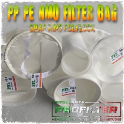 pp pe nlm filter bag snap and polylock ring  medium